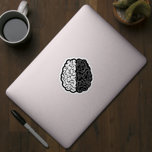 F1 Tracks On The Brain! Black and White Design by DavidSpeedDesign